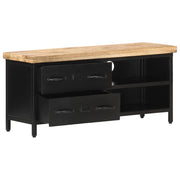 Mobile Porta TV 90x30x41 cm in Legno di Mango Grezzo 320662