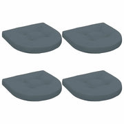 Cuscini per Sedia in 4 Pezzi 4 pz 100% Poliestere Blu 945286