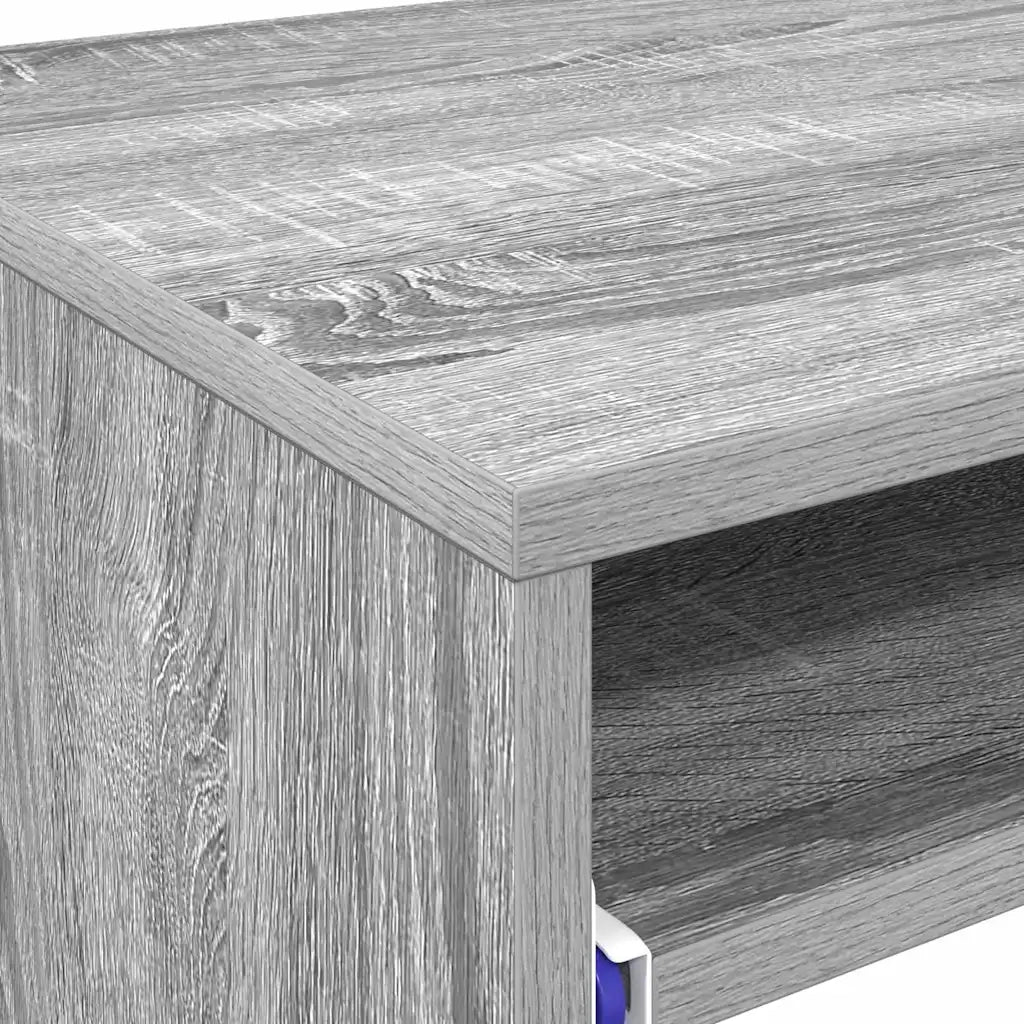 Scrivania Grigio Sonoma 77.5 x 43 x 79 cm Legno multistrato 869519
