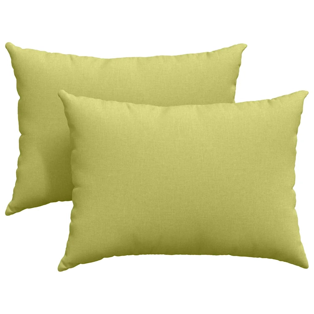 Cuscini da Divano 2 pcs Verde chiaro 70 x 50 cm Tessuto 42013749