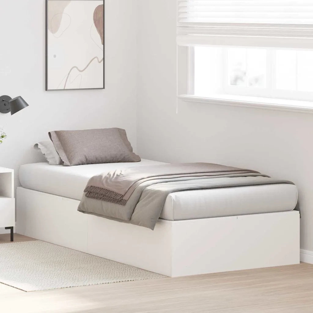 Struttura letto con contenitore Bianco 90 x 200 cm 3335341