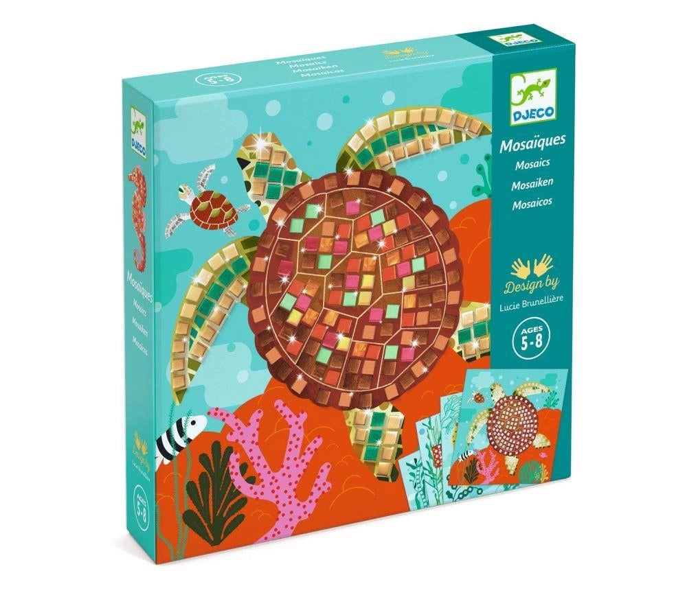 Mosaico Caraibi, con pezzi in gommapiuma,Djeco,Eta 5-8 anni
