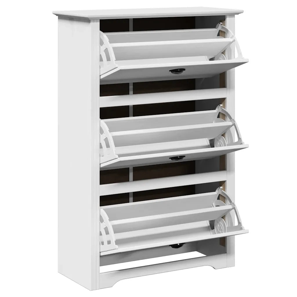 Scarpiera-Scaffale per scarpe BODO Bianca 80x35x118 cm