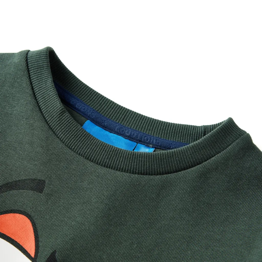 Felpa per Bambini Verde Scuro 92
