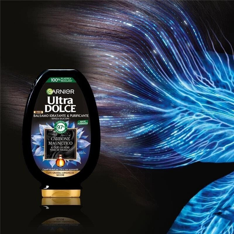 GARNIER BALSAMO ULTRA DOLCE DA 250ML CARBONE MAGNETICO PURIFICANTE