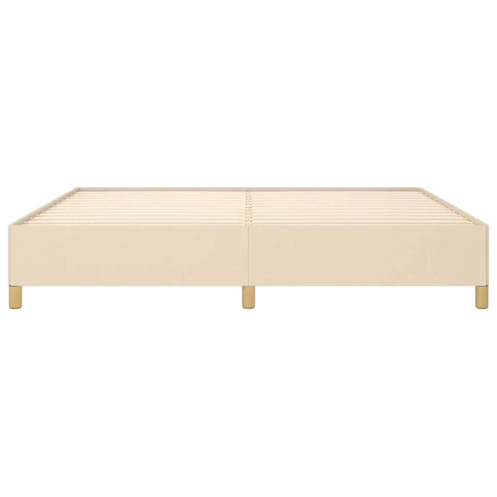 Giroletto senza Materasso Crema 200x200 cm in Tessuto 347194