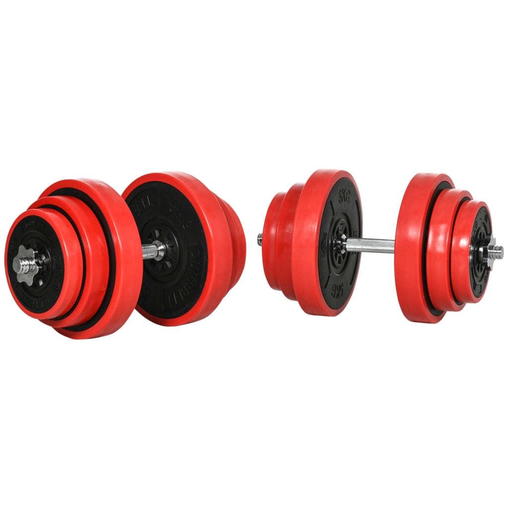 Set Manubri Palestra ¨C Minimal ¨C Rossa 45x26x26 cm