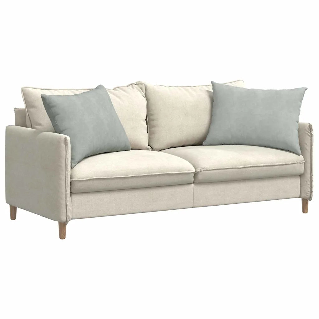 Cuscini da Divano 2 pz-Set di 2 Cuscini per Sofa Grigio chiaro 70 x 50 cm 403587