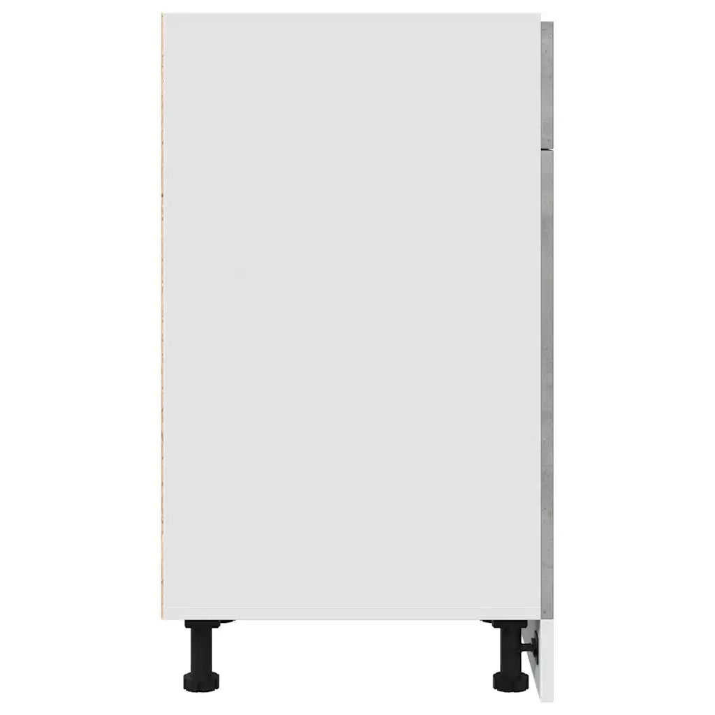 Mobile contenitore moderno con spazio ottimizzato 40 x 46 x 81,5 cm legno composito grigio cemento 02_0050737