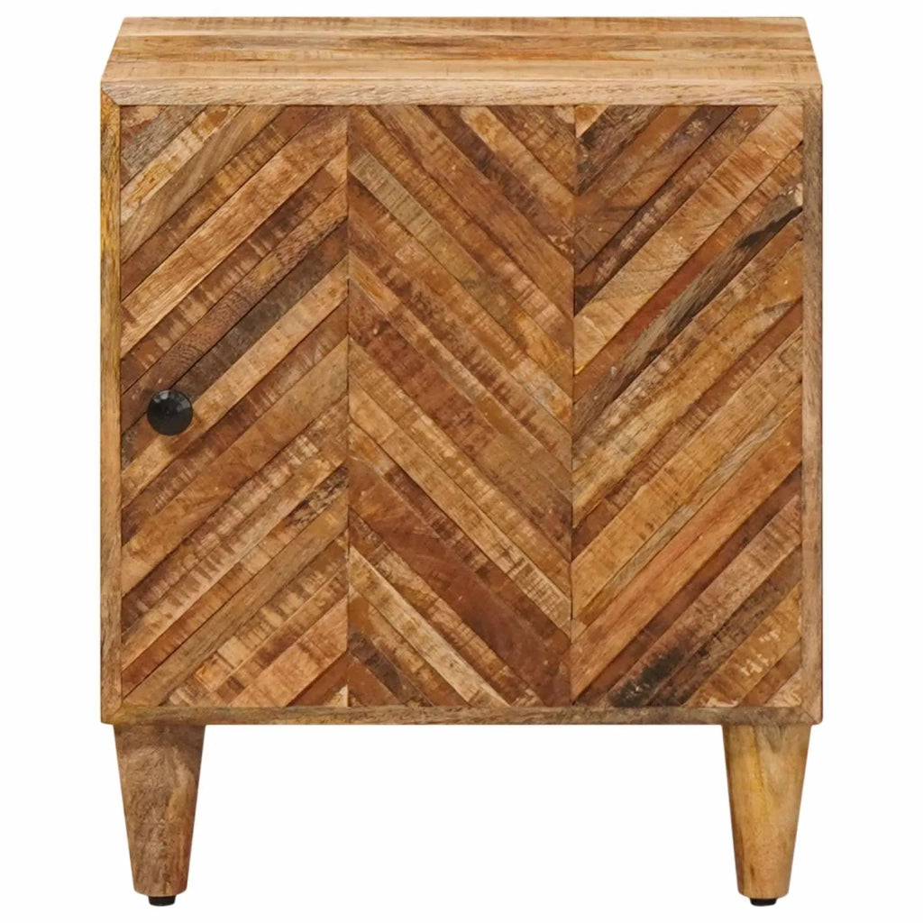 Comodino | Armadio da Notte | Mobiletto da notte Marrone 40 x 33,5 x 46 cm Legno di mango massello