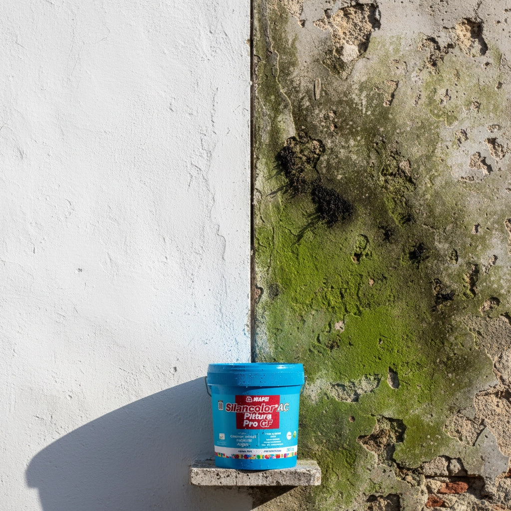 Idropittura acrilsilossanica mediterraneo ponente antimuffa per interni ed esterni *** formato 5 kg, confezione 1
