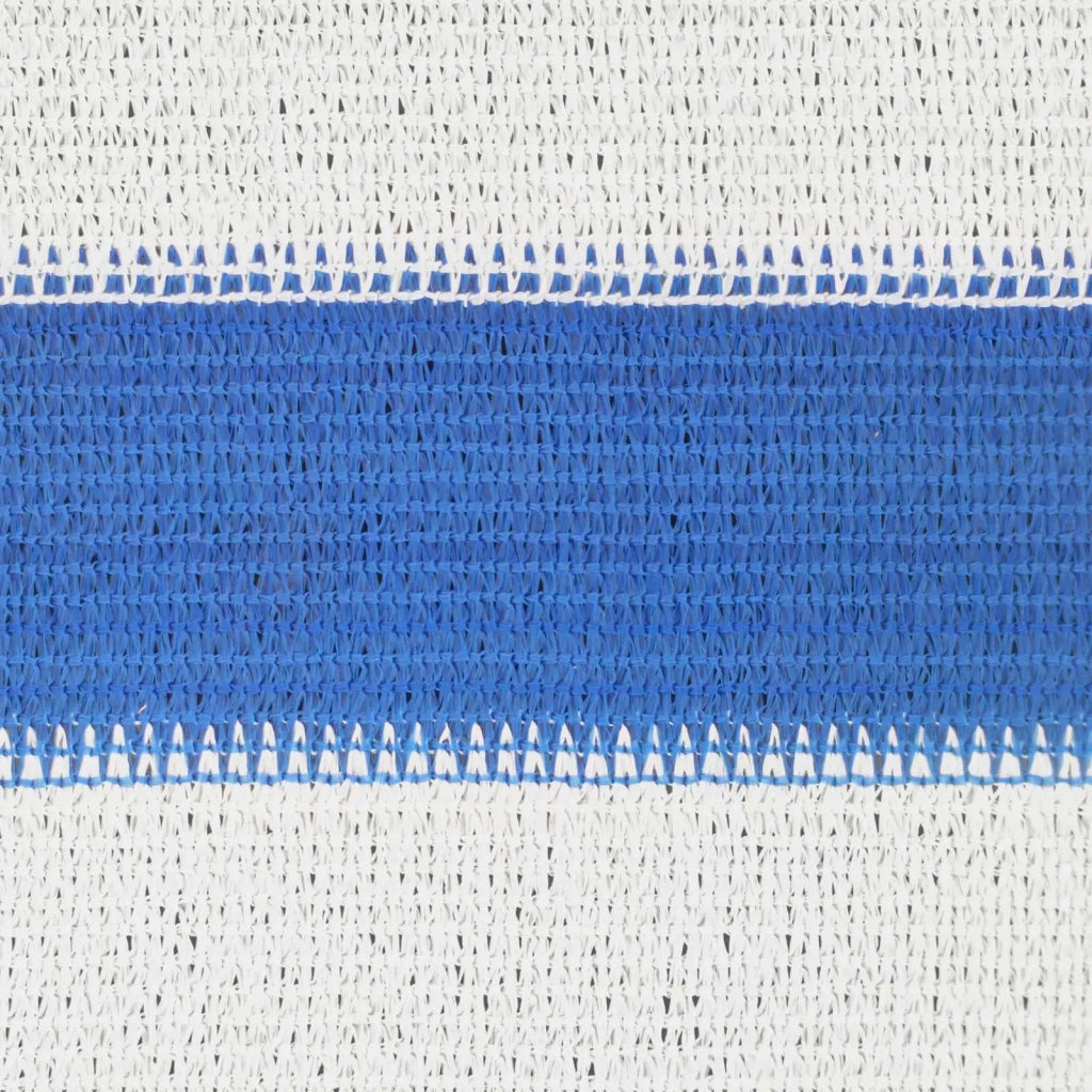 Telo Ombra Blu e Bianco 3,5 x 5 m HDPE 42032893