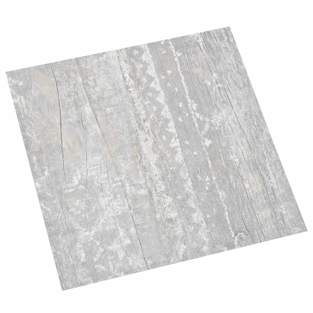 Tavole per Pavimenti 5,11 m² 55 pcs PVC Grigio chiaro e bianco 42046347