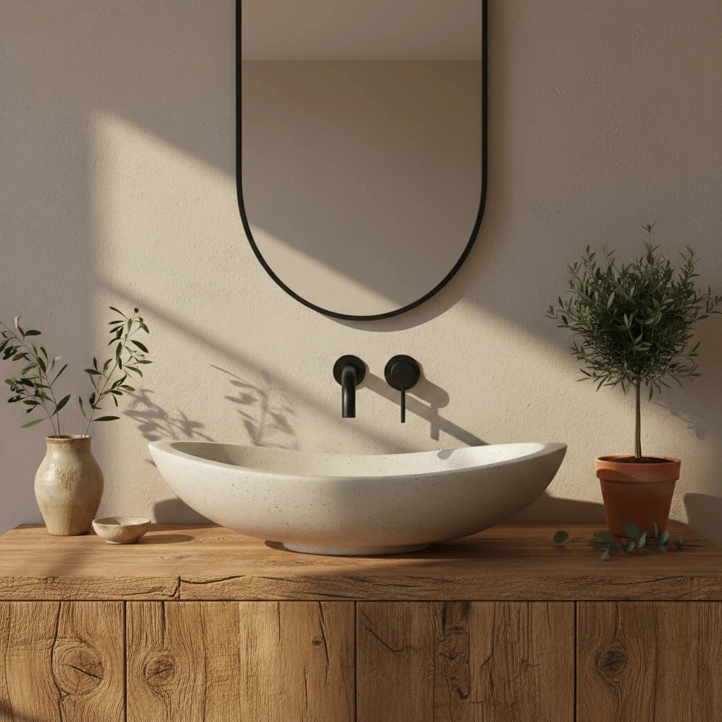 Lavabo Da Appoggio Rea Leona