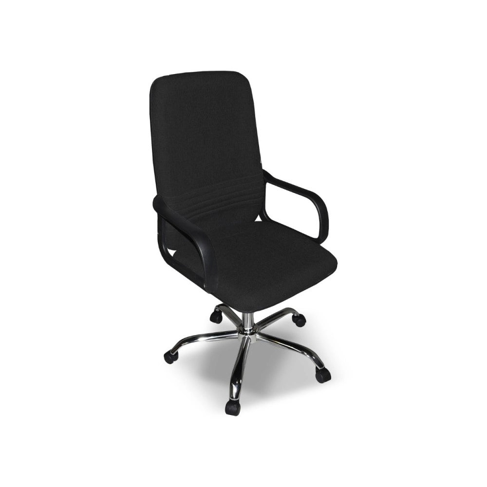 Poltrona da ufficio CR106H tessuto nero