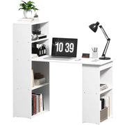 Scrivania con 2 scaffali e 5 ripiani ¨C Minimal ¨C Bianco 120x55x120