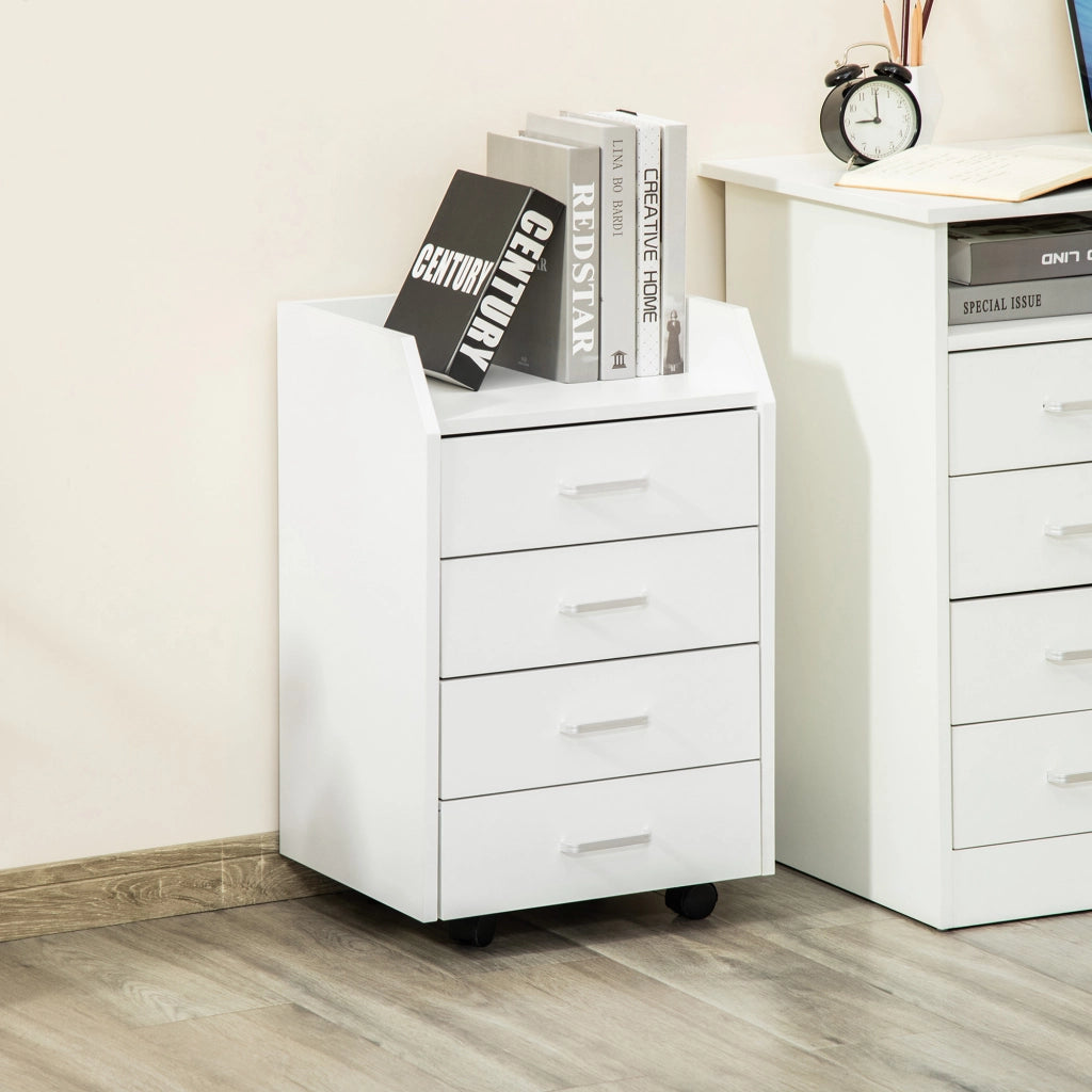 Scrivania con cassetti ¨C Minimal ¨C 40x36x65 cm bianco