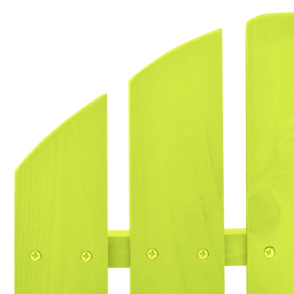 Sedia a Dondolo Giardino | Sedie da Esterno Adirondack in Legno di Abete Verde