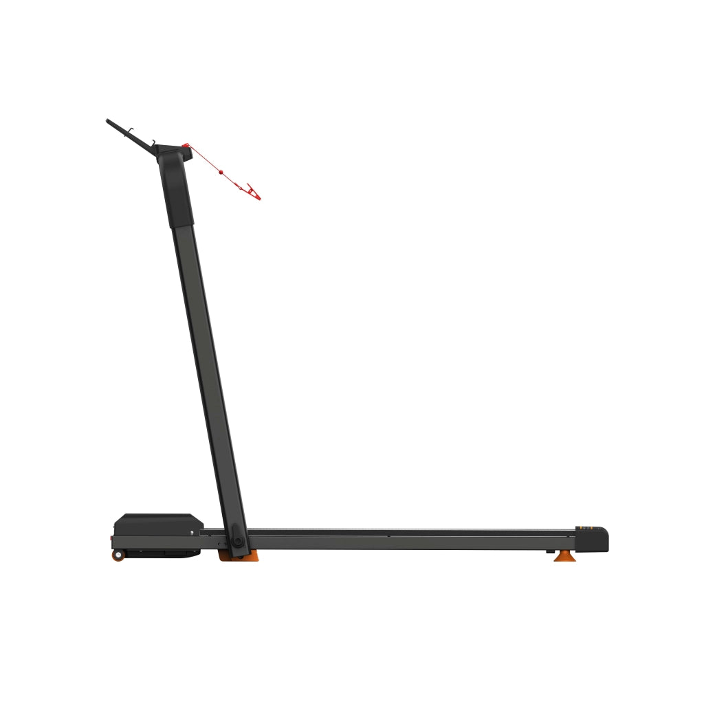 Tapis roulant domestico, con funzione di inclinazione, tapis roulant da tavolo compatto e portatile, portata massima 120 kg, nero