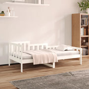 Dormeuse senza Materasso Bianca 80x200 cm Legno Massello Pino