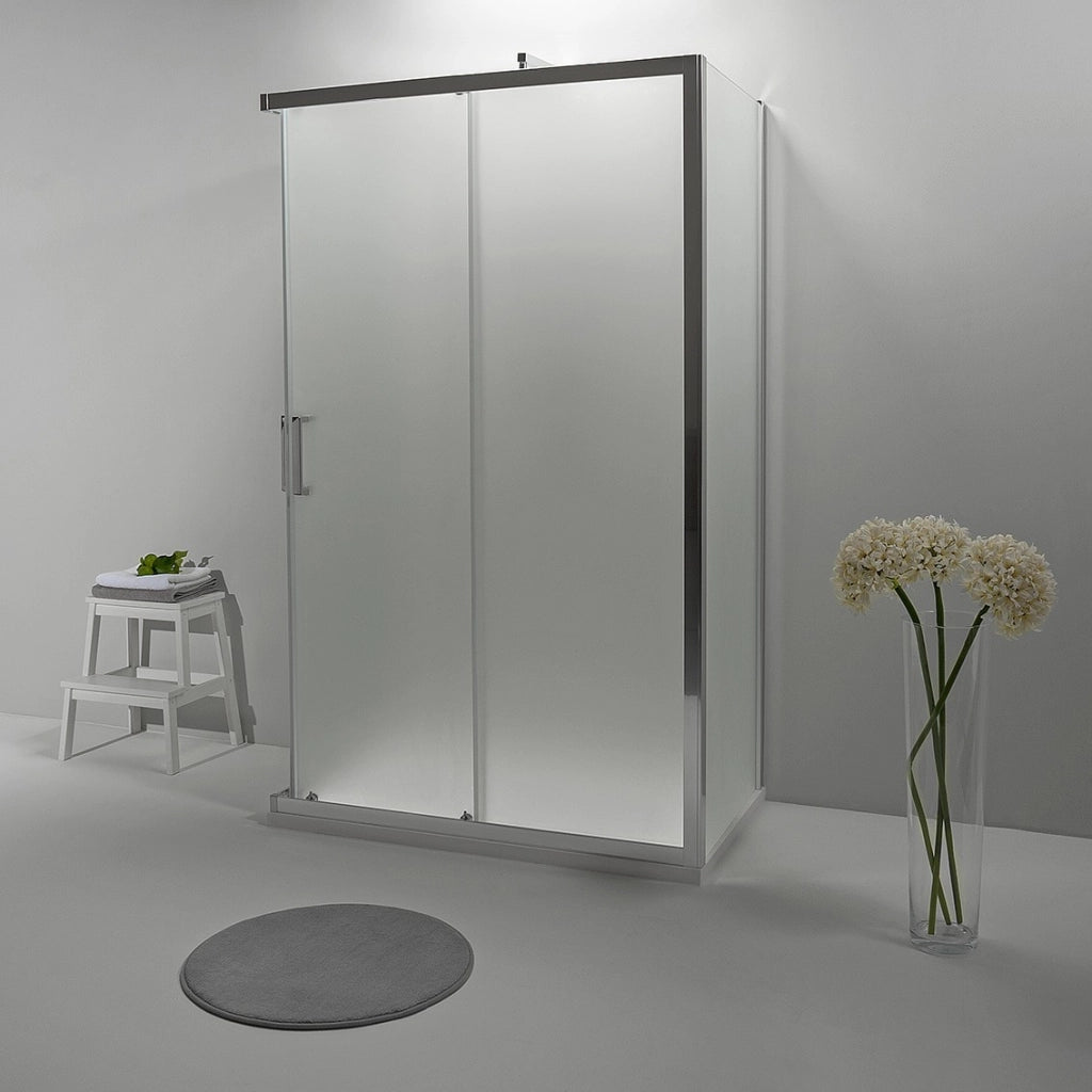 Box Doccia Elite Tre Lati 70x100x70 Cm Scorrevole Opaco