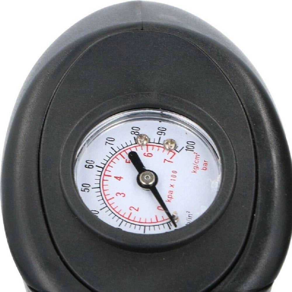 Trade Shop - Compressore Aria Auto Portatile 12v Ruote Auto Con Luce Led Beccucci Gonfiabili -