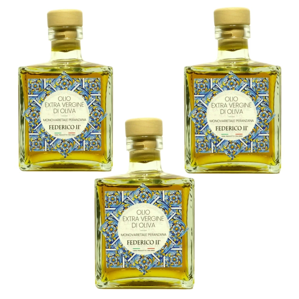 Olio extravergine d'oliva di peranzana 3 confezioni da 500 ml