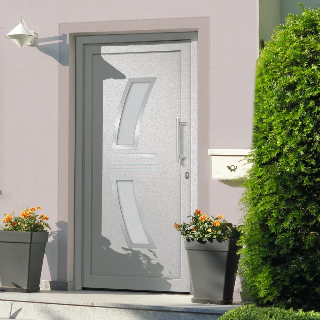 Porta di Ingresso Bianca 88x200 cm 3057565