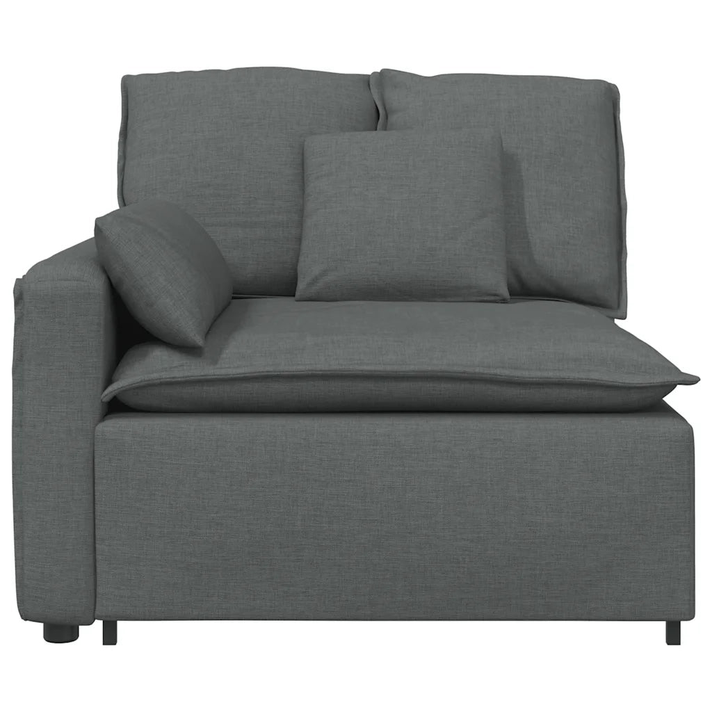 Modulo Terminale Bracciolo Divano Modulare con Cuscini-Sofa Modulare-Divanetto 100 cm 362323