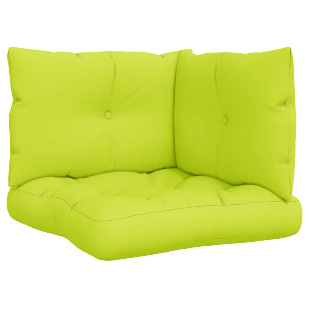 Cuscini per Pallet 3 pz | Cuscini per sedie Verde Intenso in Tessuto