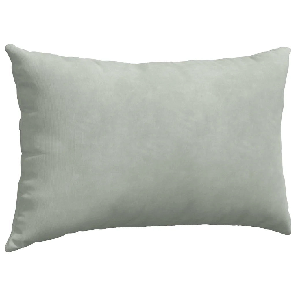 Cuscini da Divano 2 pz-Set di 2 Cuscini per Sofa Grigio chiaro 50 x 30 cm 806831