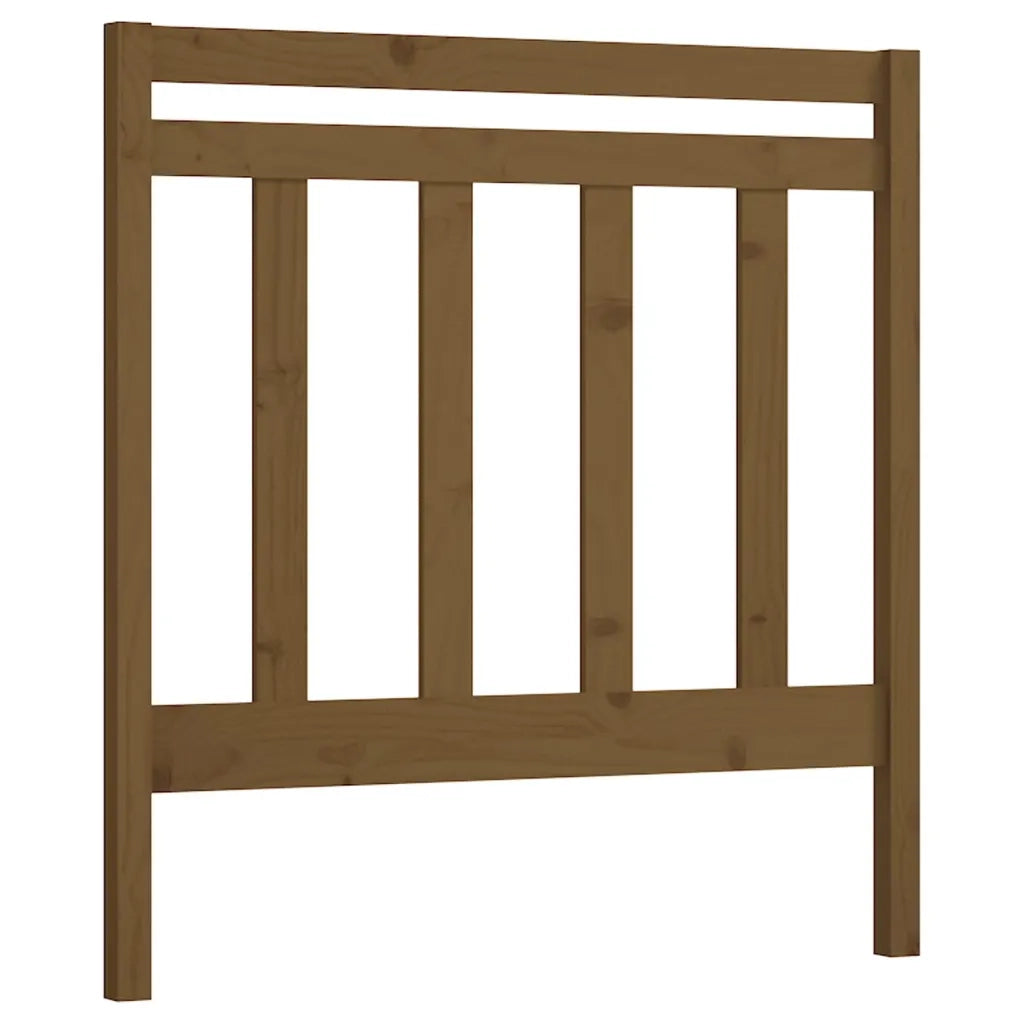 Testiera | Testata per Letto Ambra 95x4x100 cm in Legno Massello di Pino