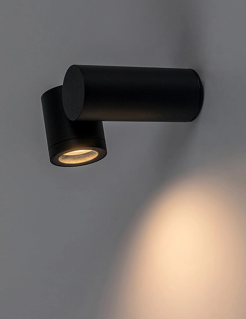 Applique esterna nera moderna orientabile GU10 IP44 Rabalux Enol