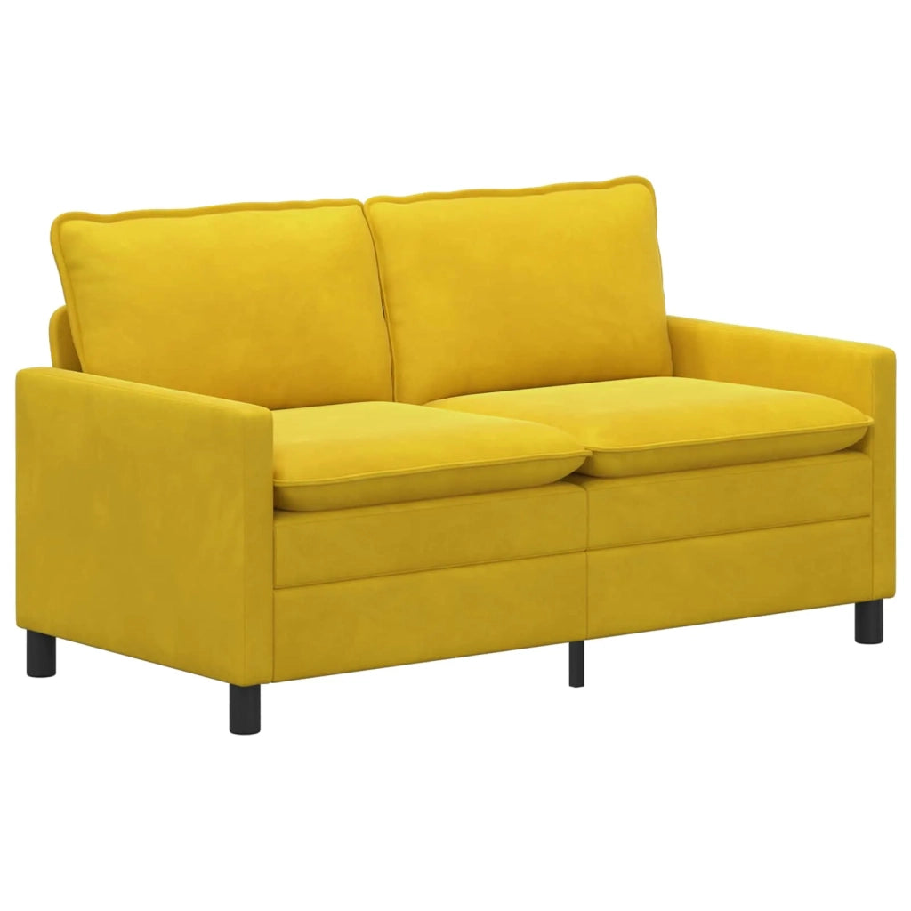 Set di divani 2 pcs Giallo Velluto 3417151