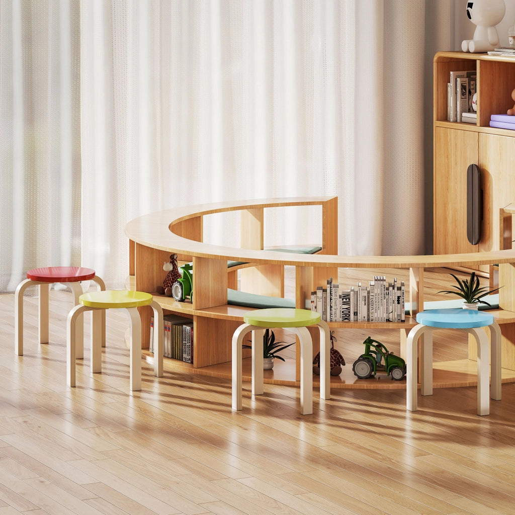 Sgabelli impilabili ¨C Minimal ¨C multicolore, compensato di betulla