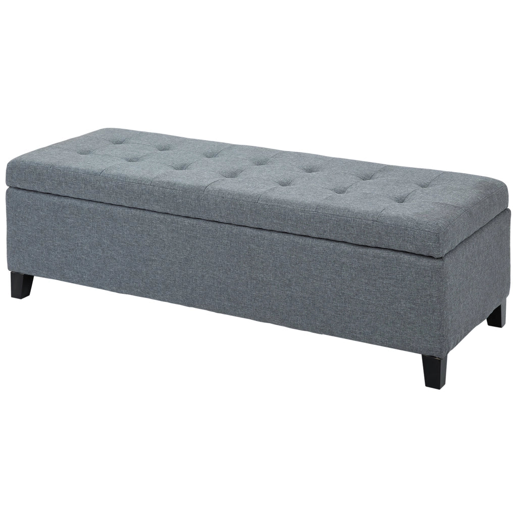 Divanetto con cassetti ¨C Minimal ¨C Grigio 125x49x41 cm
