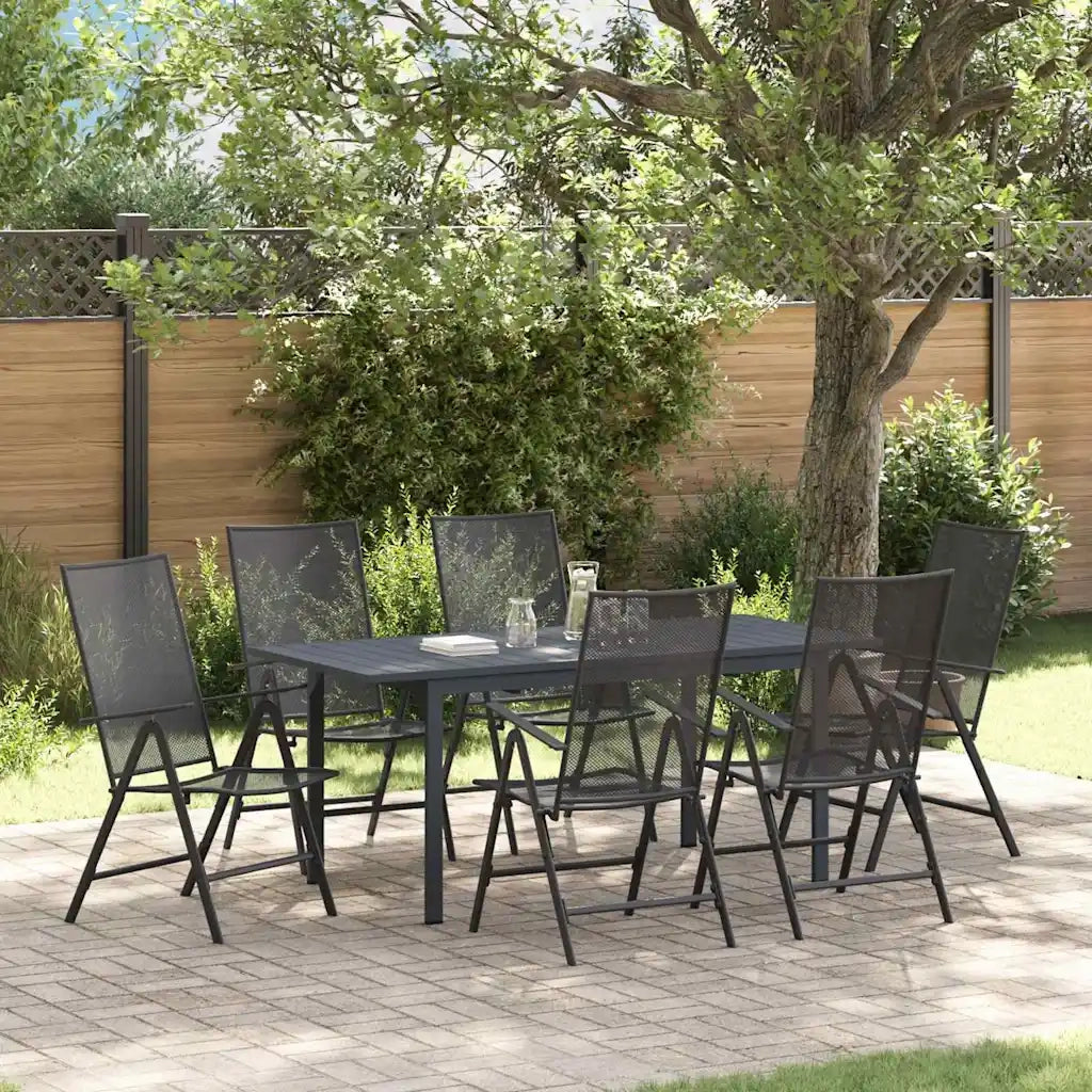 Set da Pranzo per Giardino 7 pcs Antracite 3378814