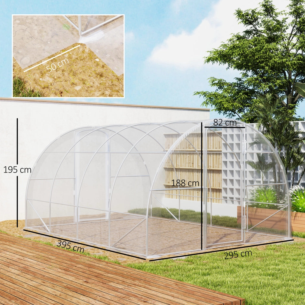 Serra Tunnel Giardino ¨C Minimal ¨C 4x3x2m Trasparente
