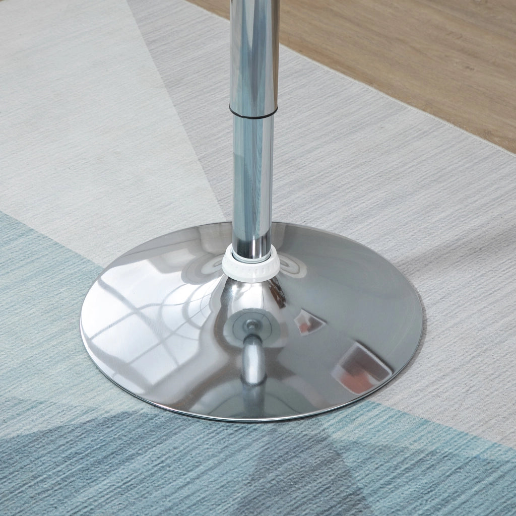 Tavolo bistrot regolabile ¨C Xylo ¨C bianco metallo ABS rotondo ?61x76-97cm