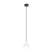 Lampada a sospensione GIRO 1xG9 bianco nero Emibig