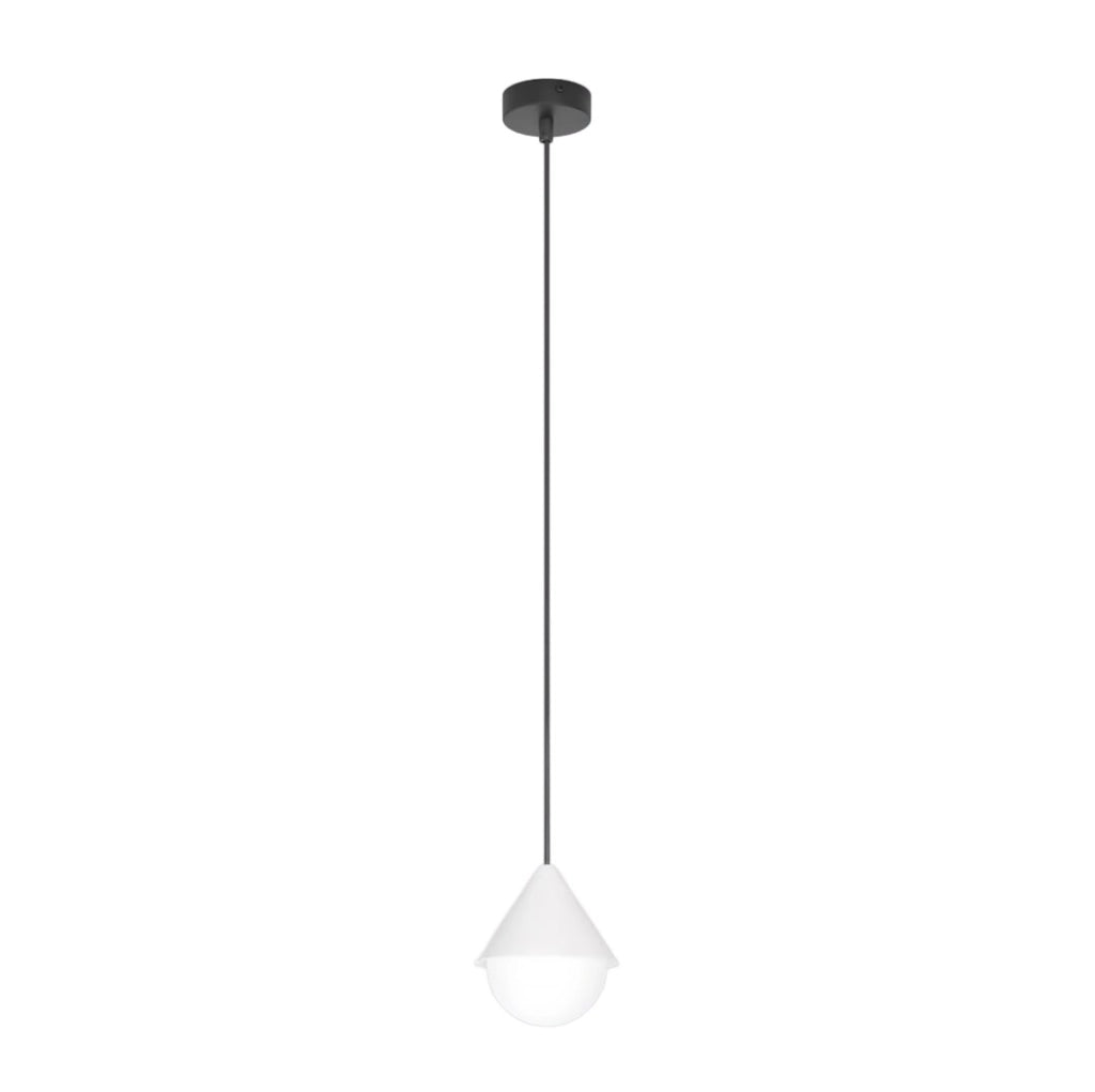 Lampada a sospensione GIRO 1xG9 bianco nero Emibig