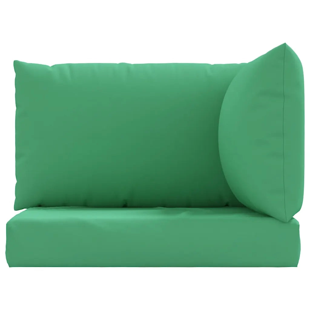 Cuscini per Pallet 3 pz Verdi in Tessuto Oxford 361778