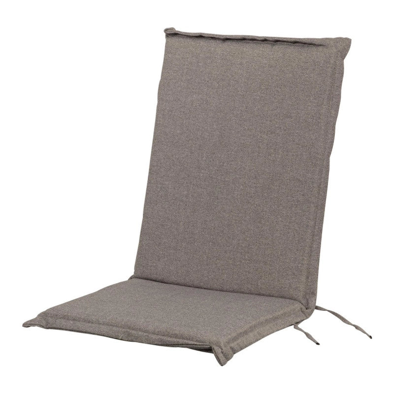 Set di 6 Cuscini Seduta Grigio Melange