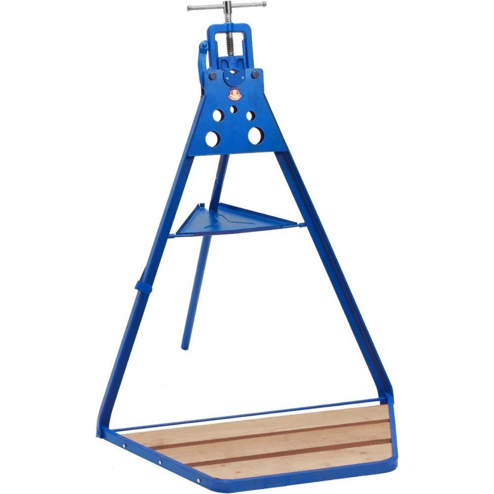 Trade Shop - Cavalletto Portatile Idraulico 2" Pollici Ariex Morsa Banco Tubi Da Lavoro -