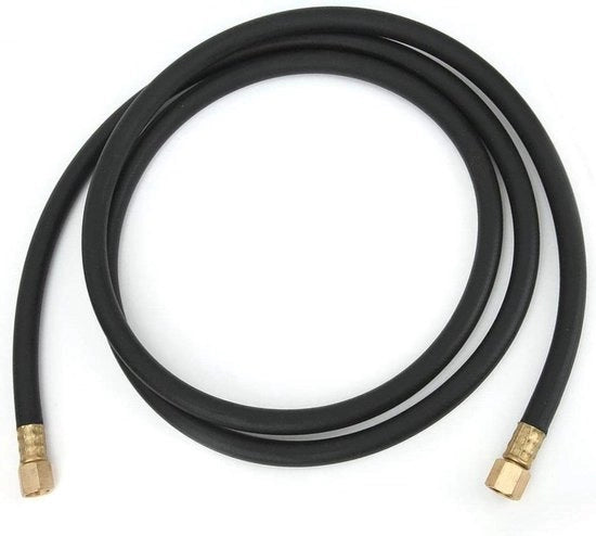 Lingua di gas inerte per Argon, Azoto e aria compressa 1/4 pollici con vite saldata (2.0m)