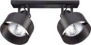 Plafoniera spot 2 luci Rif Plus nera E27 Sigma Lighting
