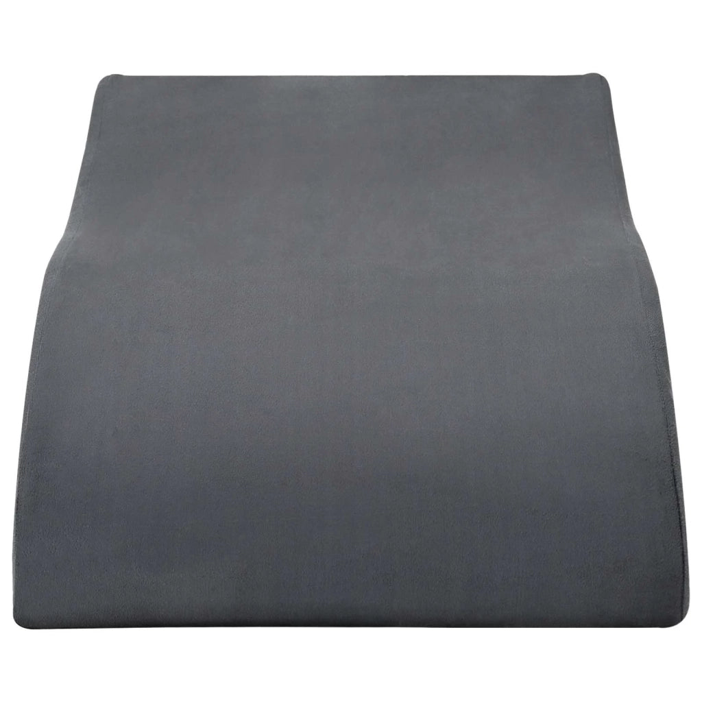 Cuscino per Gambe Grigio 68 x 41 x 21 cm Schiuma PU 42020187