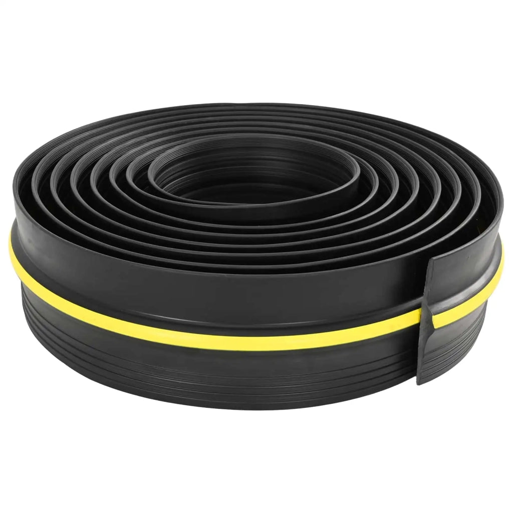 Guarnizione per pavimento del garage Nero e Giallo PVC 42038277