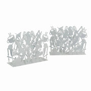 Portariviste metallo posate 1-2 bianco cmcm 35x12h26