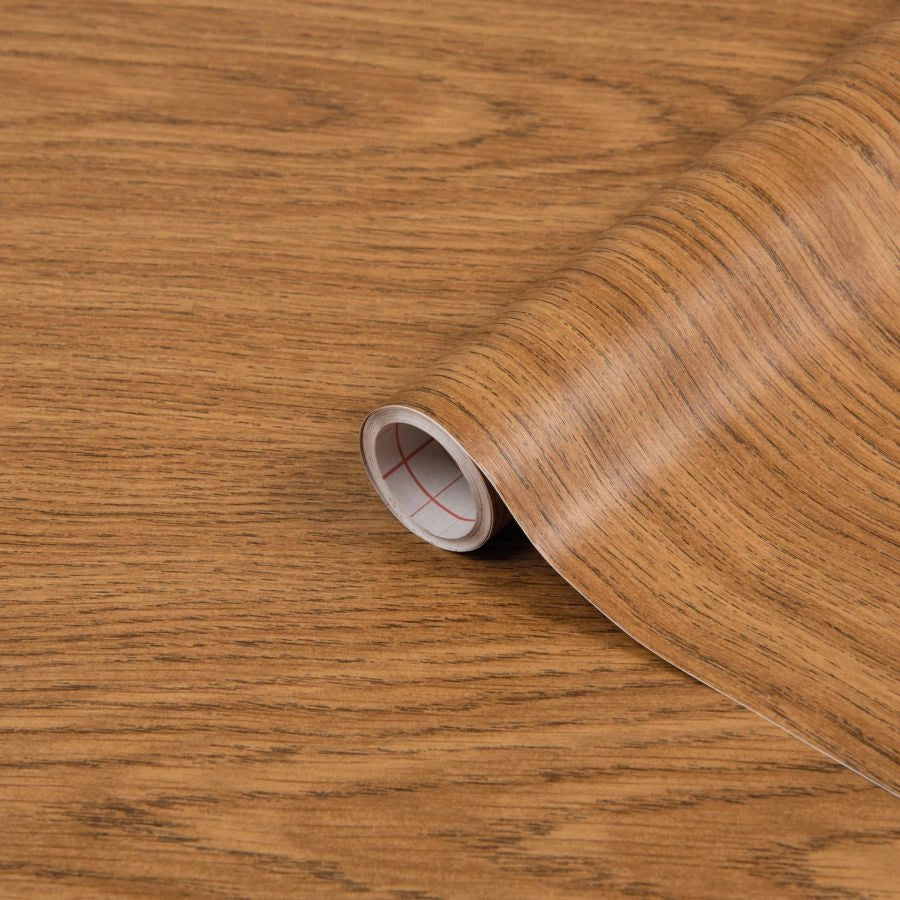PLASTICA ADESIVA QUERCIA CHIARA DC FIX MINI  45X200 CM
